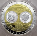 Wspólna Waluta Euro Monako, SREBRO Ag999, 18g 40mm