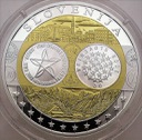 Wspólna Waluta Euro Słowenia, SREBRO Ag999, 40mm