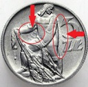 5 zł złotych z Rybakiem 1959 Rybak DUCH / DESTRUKT