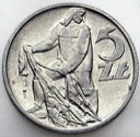 5 zł, pięć złotych z Rybakiem 1959 Rybak
