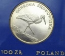 100 zł złotych 1982 Bocian Ochrona Środowiska