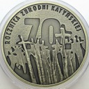 10 zł złotych 2010 Katyń 70 rocznica zbrodni