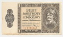 1938 1 zł złoty Chrobry seria ID, stan 3+, RZADKI