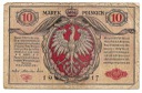 1917 10 Dziesięć Marek Polskich ser.A Generał s 4-