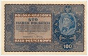 1919 100 Sto Marek Polskich IA Serja W, stan 1-
