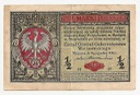 1917 1/2 mkp pół marki polskiej seria B Generał 3-