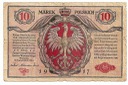 1917 10 Dziesięć Marek Polskich ser.A Generał s 4-