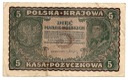 1919 5 Pięć Marek Polskich II Serja CD, stan 4