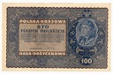 1919 100 Sto Marek Polskich IE Serja J, stan 1-