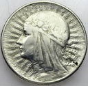 5 zł złotych 1934 Głowa kobiety, Polonia, babka