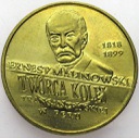 2 zł, złote 1999 Ernest Malinowski Peru