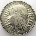 10 zł złotych 1933 Głowa kobiety