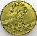 2 zł, złote 1999 Juliusz Słowacki