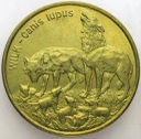 2 zł, złote 1999 Wilk Wilki