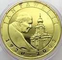 10 zł złotych 2005 Jan Paweł II PLATEROWANA