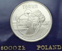 5000 zł złotych 1989 Toruń Kopernik