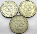 LOT 3 x 200 zł 1976 OLIMPIADA INWESTYCJA SREBRO