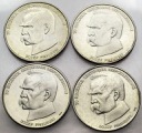 LOT 4 x 50000 zł 1988 Piłsudski INWESTYCJA SREBRO