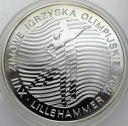 300000 zł złotych 1993 Zimowe Igrzyska Lillehammer