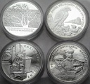 LOT 4 x 20 zł złotych 2008 INWESTYCJA AG SREBRO