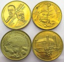 4 x 2 zł 1996 Sienkiewicz Batory Jeż Lidzbark