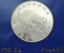 100 zł złotych 1977 Żubr Ochrona Środowiska