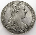 Austria talar Teresy 1780 Maria Teresa SREBRO NB