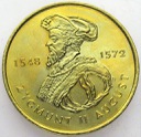 2 zł, złote 1996 Zygmunt II August