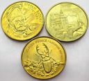 3 x 2 zł 1997 Batory Pieskowa Skała Jelonek Rogacz