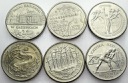 6 x 2 zł 1995 Sum Katyń Atlanta Bitwa Warszawska