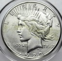 1 dolar USA 1922 Peace SREBRO