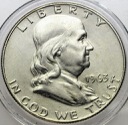 1/2 dolara 1963 Half Dollar Franklin SREBRO