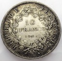 Francja 10 Franków 1966 Herkules SREBRO