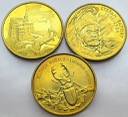 3 x 2 zł 1997 Batory Pieskowa Skała Jelonek Rogacz