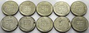 LOT 10 x 200 zł 1974 XXX lat PRL INWESTYCJA SREBRO