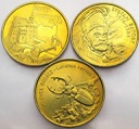 3 x 2 zł 1997 Batory Pieskowa Skała Jelonek Rogacz