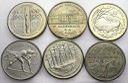6 x 2 zł 1995 Sum Katyń Atlanta Bitwa Warszawska
