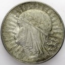 5 zł złotych 1933 Głowa kobiety, babka, Polonia