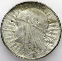 5 zł złotych 1934 Głowa kobiety, babka, Polonia