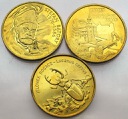 3 x 2 zł 1997 Batory Pieskowa Skała Jelonek Rogacz