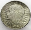 5 zł złotych 1932 Głowa kobiety, babka, Polonia