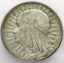 5 zł złotych 1933 Głowa kobiety, babka, Polonia