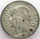 10 zł złotych 1932 Głowa kobiety, babka, Polonia