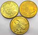 3 x 2 zł 1997 Batory Pieskowa Skała Jelonek Rogacz