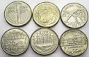 6 x 2 zł 1995 Sum Katyń Atlanta Bitwa Warszawska