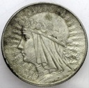 5 zł złotych 1933 Głowa kobiety, Polonia, babka