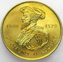 2 zł, złote 1996 Zygmunt II August