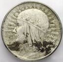 5 zł złotych 1934 Głowa kobiety, Polonia, babka