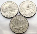 3 x 2 zł 1995 Katyń Atlanta Łazienki
