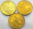 3 x 2 zł 1997 Batory Pieskowa Skała Jelonek Rogacz